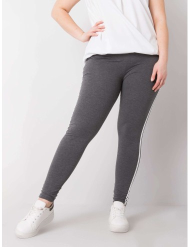Melanżowe legginsy plus size