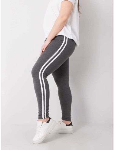 Melanżowe legginsy plus size