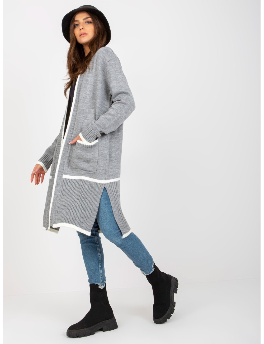 Damski kardigan oversize RUE PARIS