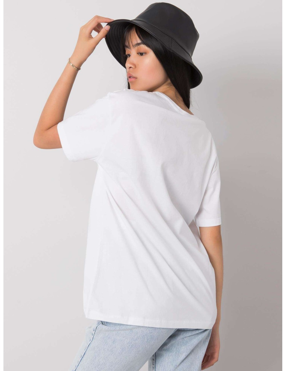 T-shirt damski bawełniany
