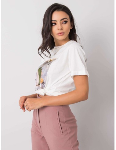 T-shirt z kolorowym printem
