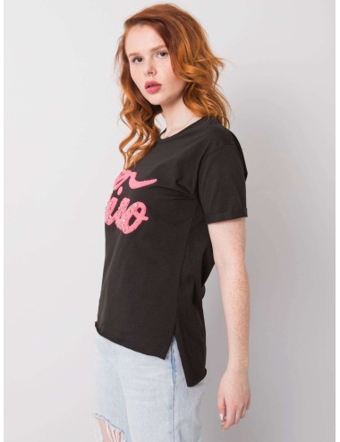 Damski t-shirt z aplikacją