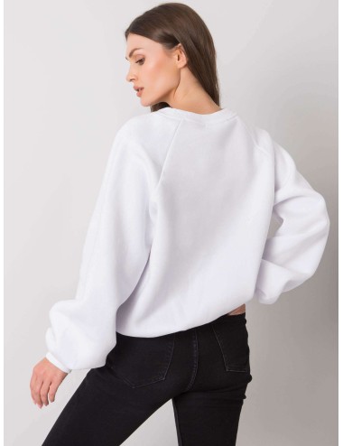 RUE PARIS Jasnoróżowa gładka bluza