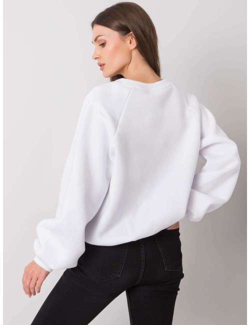 RUE PARIS Jasnoróżowa gładka bluza