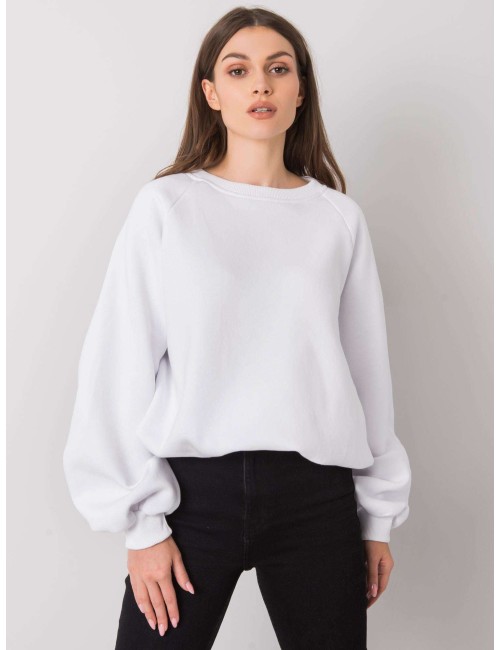 RUE PARIS Jasnoróżowa gładka bluza