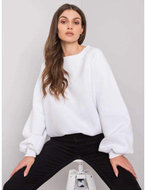 RUE PARIS Jasnoróżowa gładka bluza