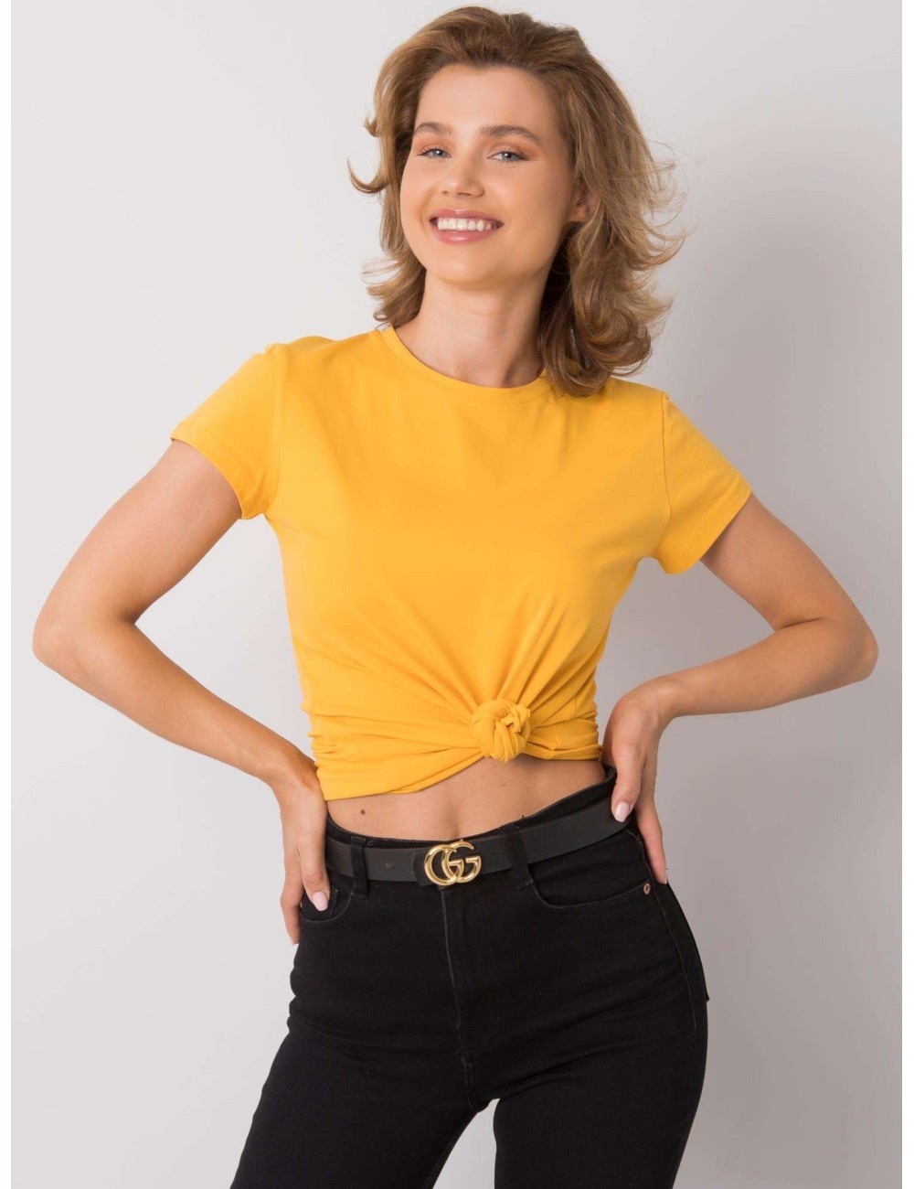 Gładki t-shirt