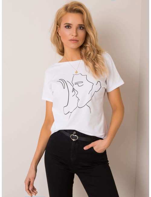 RUE PARIS t-shirt damski z nadrukiem