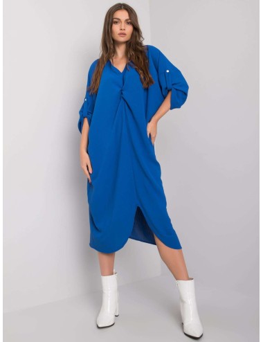 Brudnoróżowa sukienka oversize