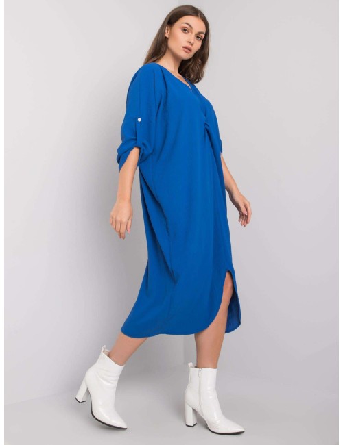 Brudnoróżowa sukienka oversize