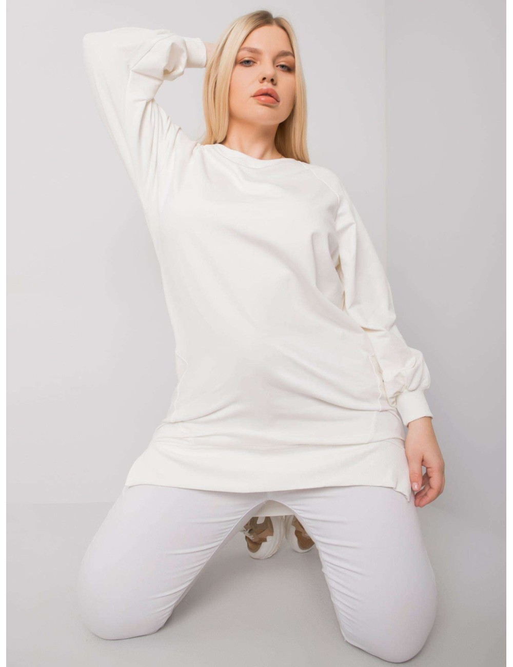 Bawełniana bluza damska plus size