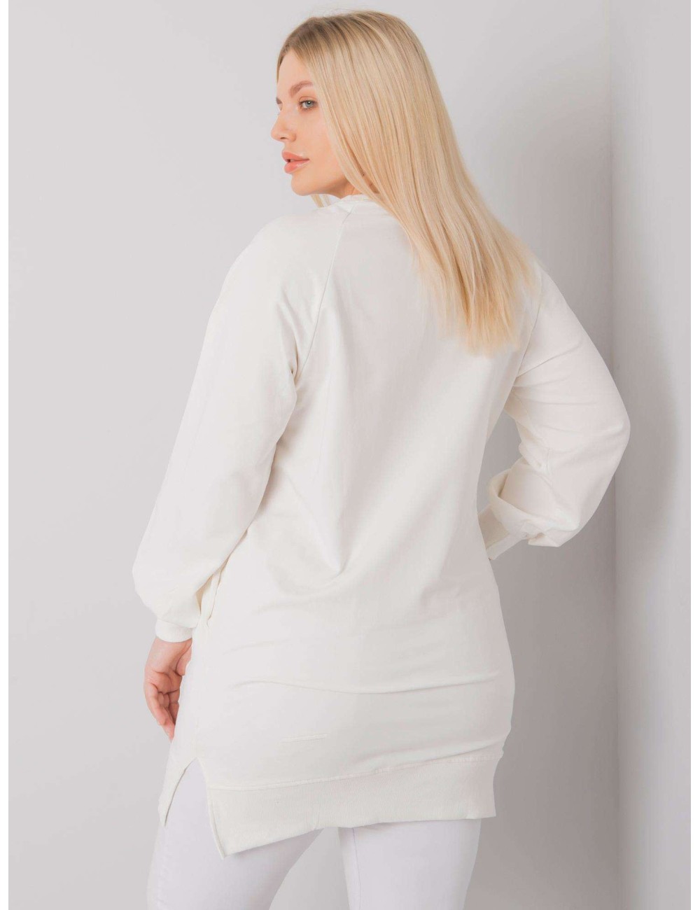 Bawełniana bluza damska plus size