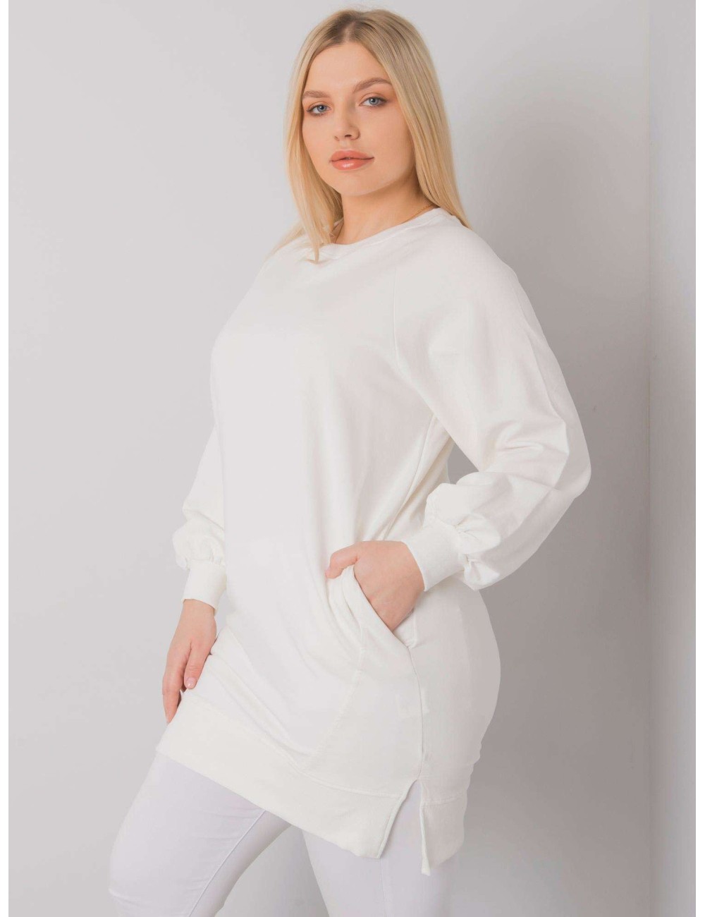 Bawełniana bluza damska plus size