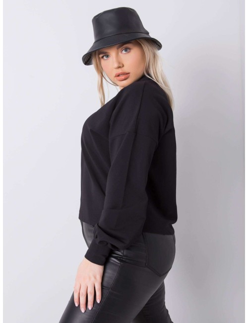 Gładka bluza plus size