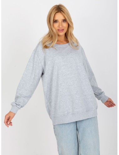 Gładka bluza bez kaptura oversize