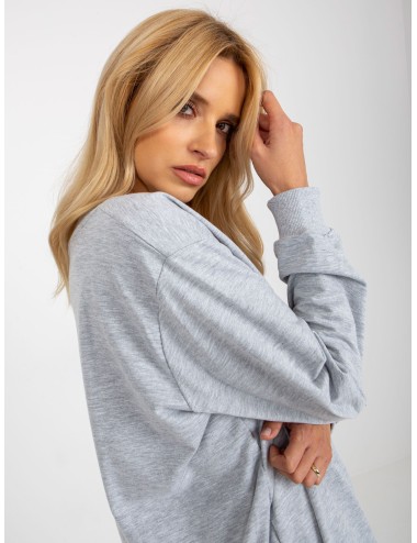 Gładka bluza bez kaptura oversize