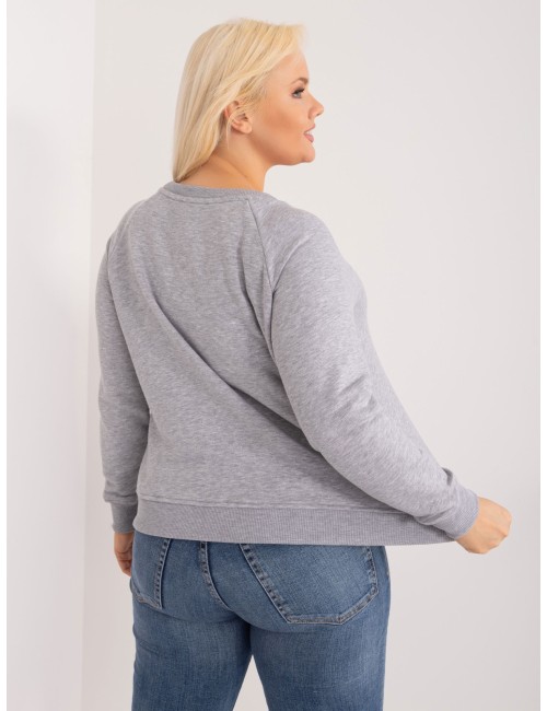 Bluza plus size bez kaptura