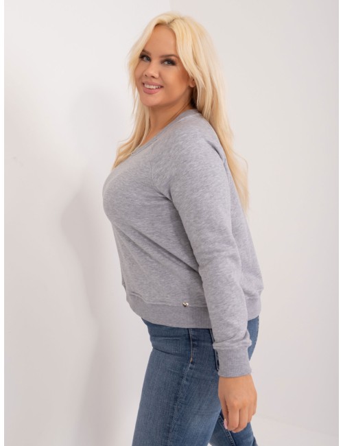 Bluza plus size bez kaptura