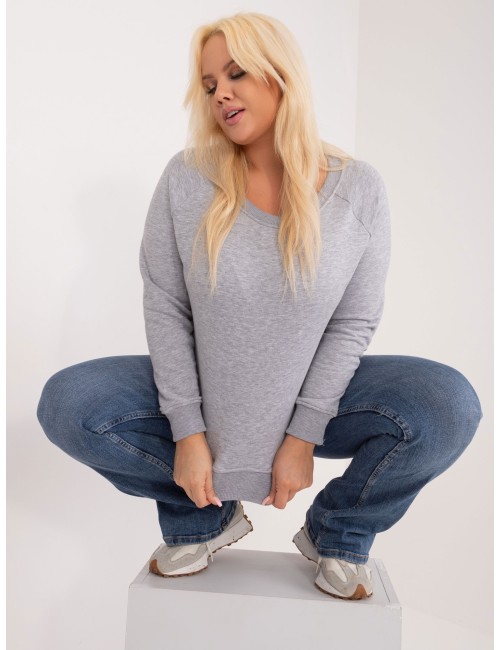 Bluza plus size bez kaptura