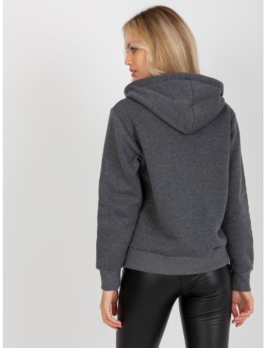 Rozpinana bluza basic z kapturem RUE PARIS