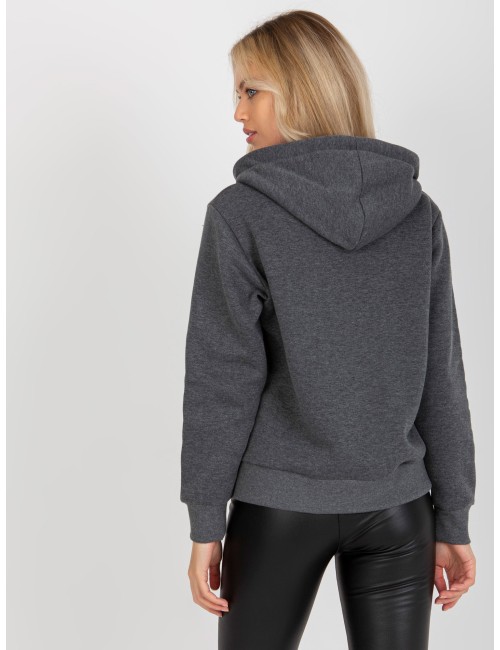 Rozpinana bluza basic z kapturem RUE PARIS