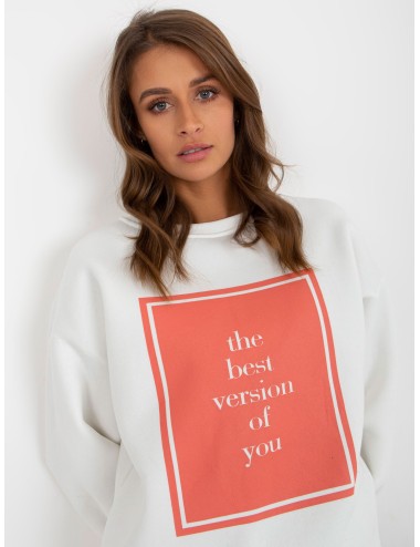 Ocieplana bluza oversize z nadrukiem