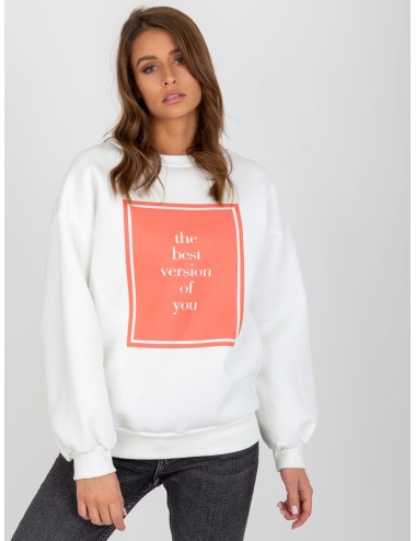 Ocieplana bluza oversize z nadrukiem