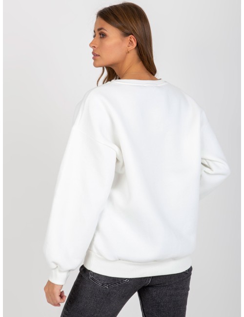 Ocieplana bluza oversize z nadrukiem