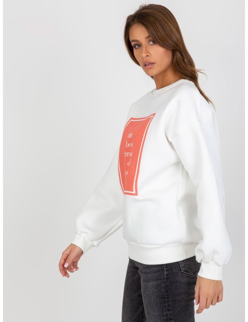 Ocieplana bluza oversize z nadrukiem