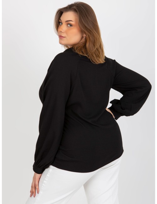 Koszulowa bluzka plus size z wiskozy