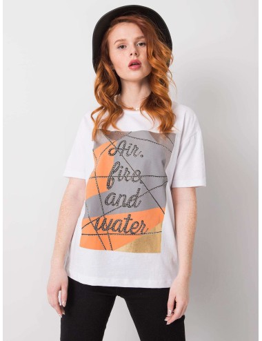 T-shirt bawełniany z nadrukiem