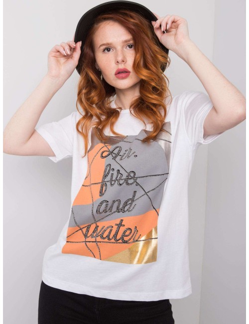 T-shirt bawełniany z nadrukiem