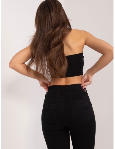 Jeansowe rurki high waist