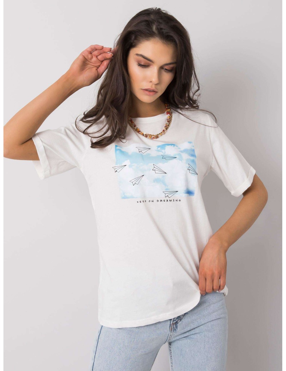 Damski t-shirt z printem