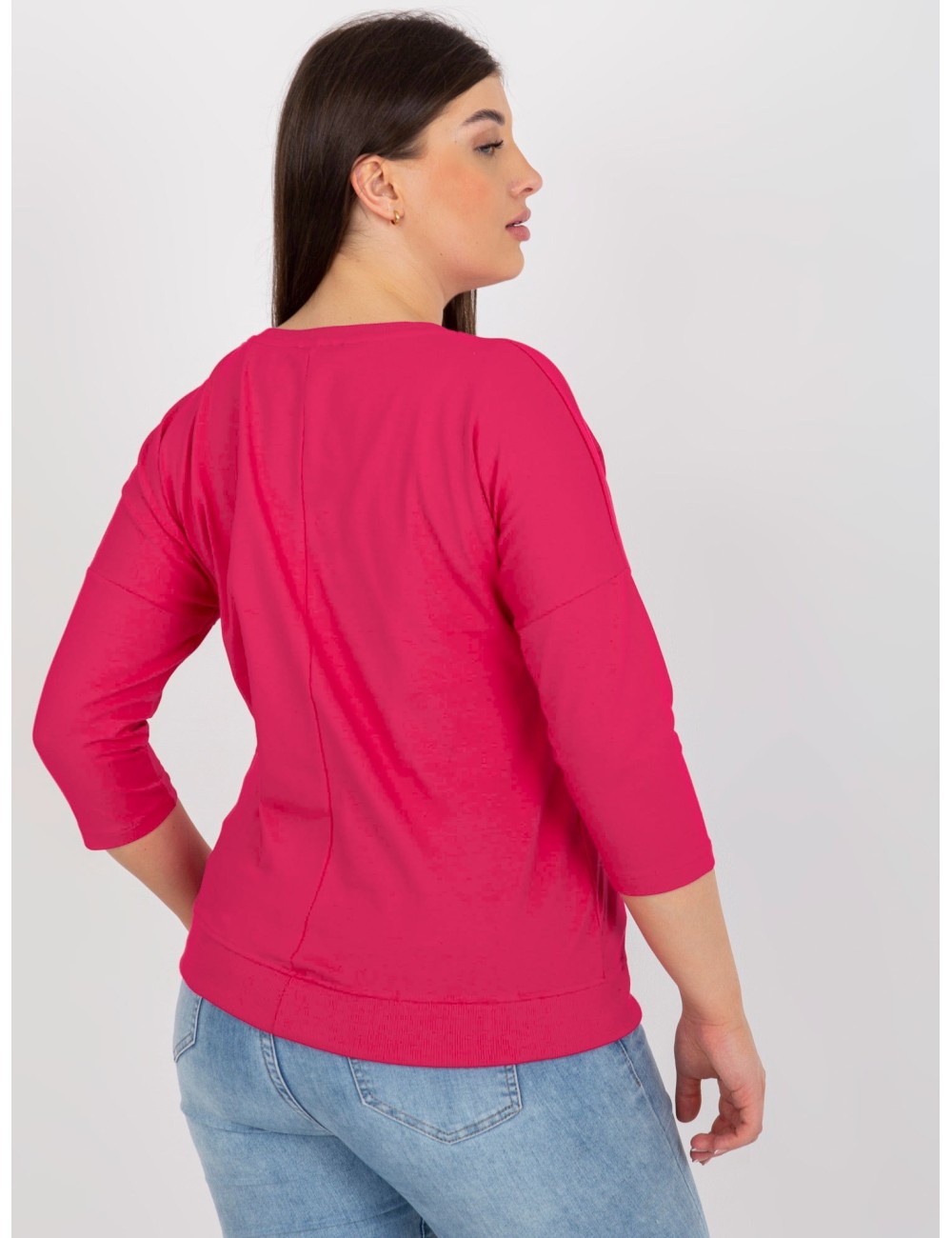 Bluzka plus size z aplikacją