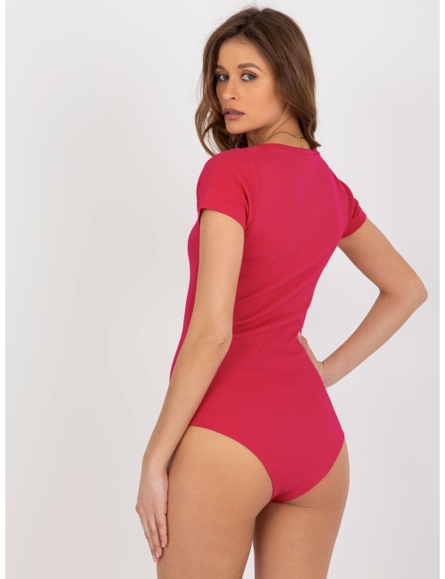 Dopasowane body basic w prążek
