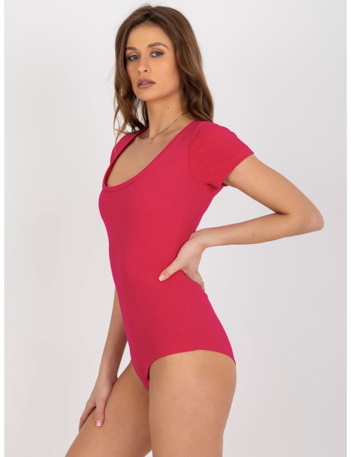 Dopasowane body basic w prążek