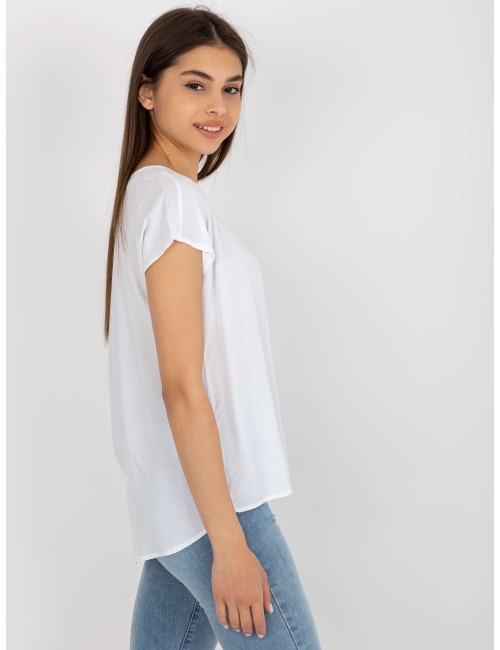 Bluzka casualowa z wiskozy SUBLEVEL