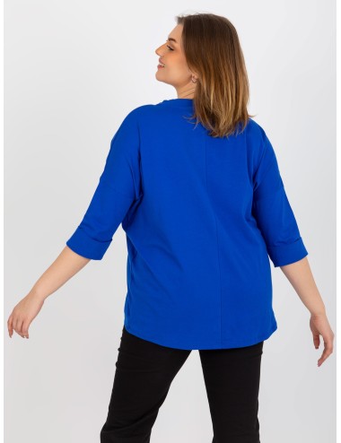 Bluzka plus size z aplikacją