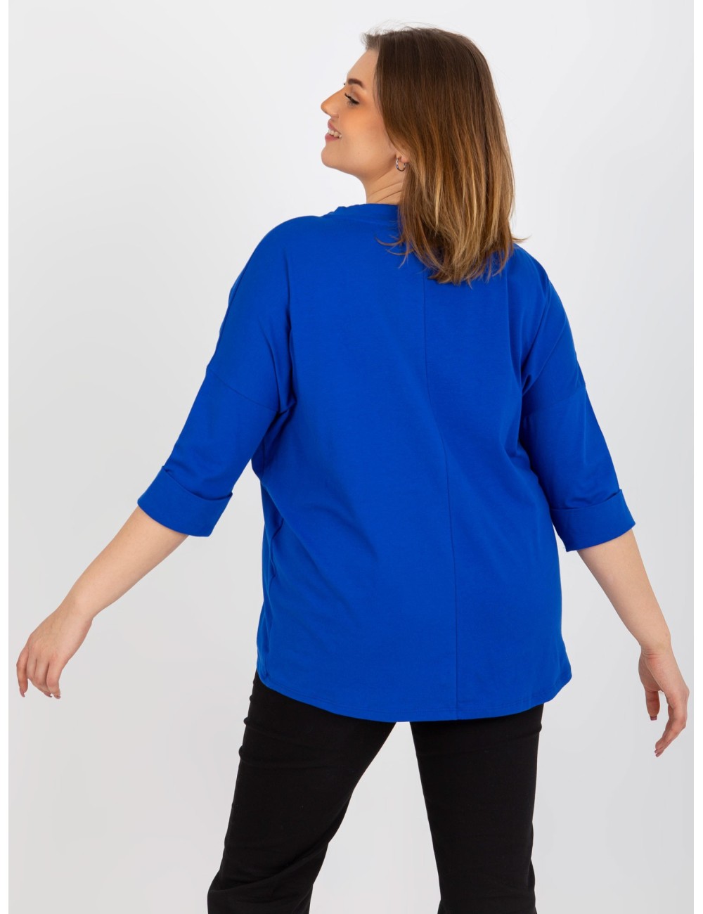 Bluzka plus size z aplikacją