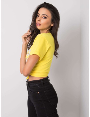 T-shirt bawełniany z napisem