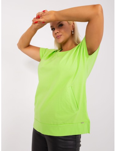 Bluzka plus size z bawełny