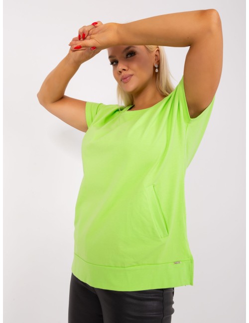 Bluzka plus size z bawełny