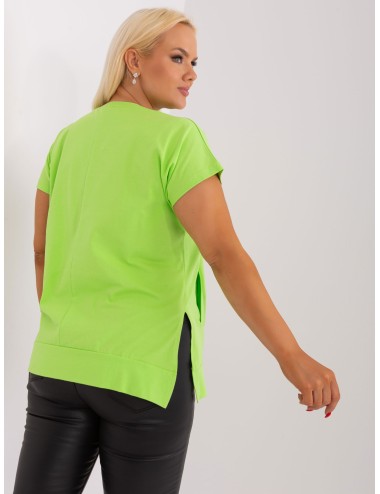 Bluzka plus size z bawełny