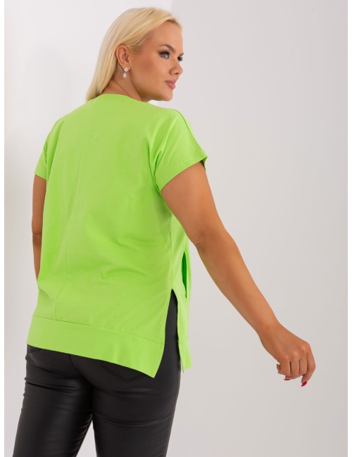 Bluzka plus size z bawełny