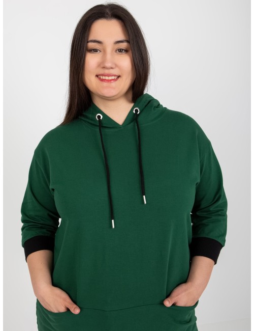 Damska bluza plus size z napisem
