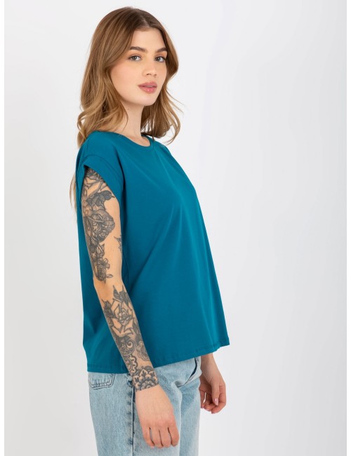 Damski t-shirt basic z bawełny Revolution
