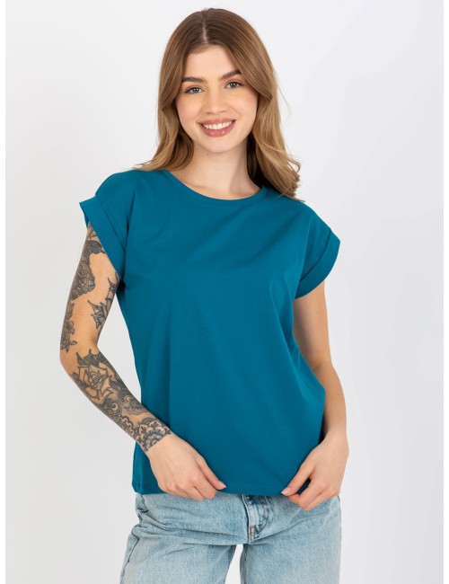 Damski t-shirt basic z bawełny Revolution