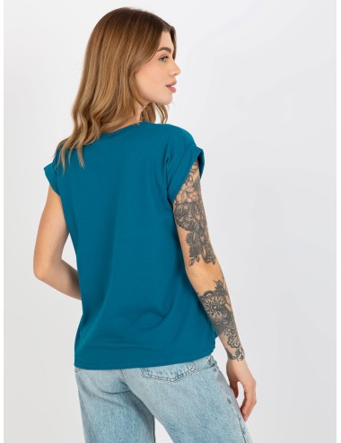 Damski t-shirt basic z bawełny Revolution
