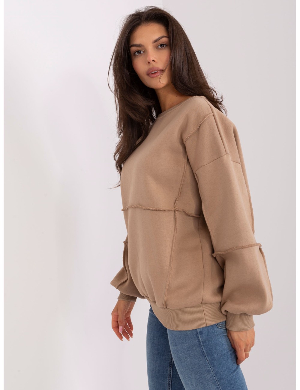 Bluza bez kaptura z okrągłym dekoltem